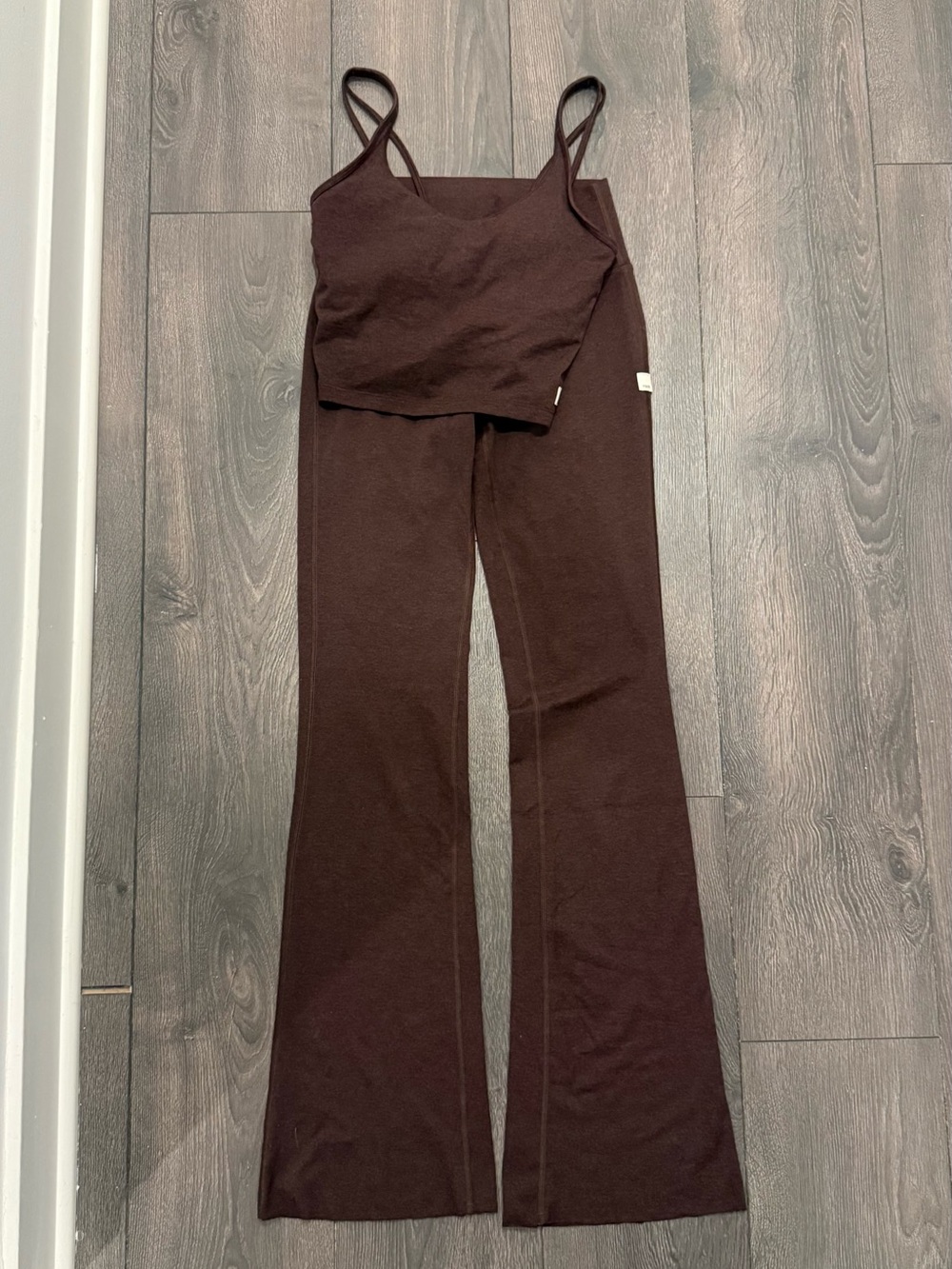 Vuori halo flare pants and matching halo tank